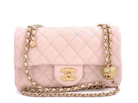 mini chanel pink bag|chanel mini flap bag beige.